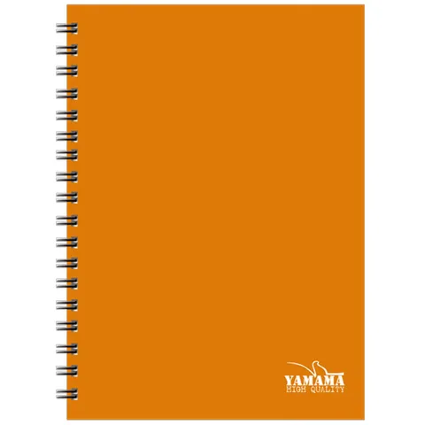 Carnet spirale 200 Pages 11x16cm Couverture Plastique Seyès 70 g/m² – YAMAMA