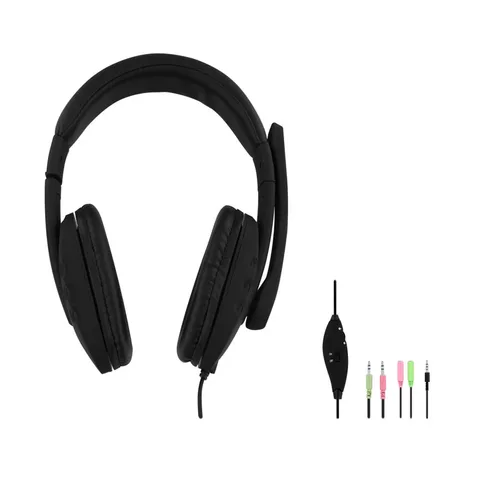 Micro Casque Filaire Tnb Multimédia Ultra Confort HS-300 - Noir