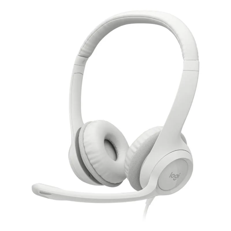 Micro Casque Filaire Logitech USB H390 - Blanc