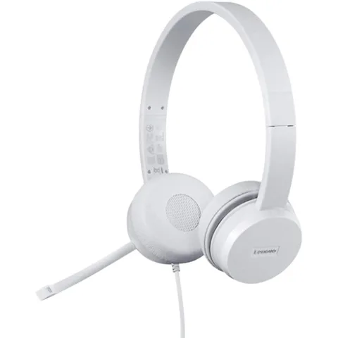 Casque Filaire Lenovo Stereob 110 USB - Blanc