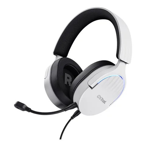 Micro Casque Gamer Filaire Trust Gxt 490 Fayzo USB 7.1 - Blanc