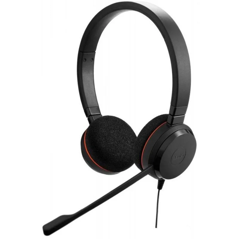 Micro Casque Filaire Jabra Evolve 20 Ms USB - Noir