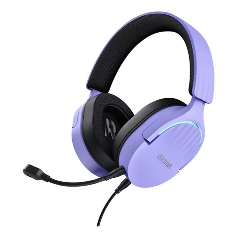 Micro Casque Gamer Filaire Trust Gxt 490 Fayzo USB 7.1 - Violet