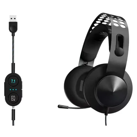 Micro Casque Gamer Filaire Lenovo Surround Legion H500 Pro 7.1 - Noir