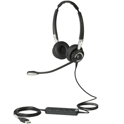 Micro Casque Filaire Jabra Biz 2400 Ii Ms USB Duo - Noir