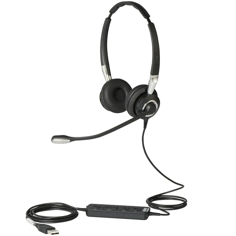 Micro Casque Filaire Jabra Biz 2400 Ii Ms USB Duo - Noir