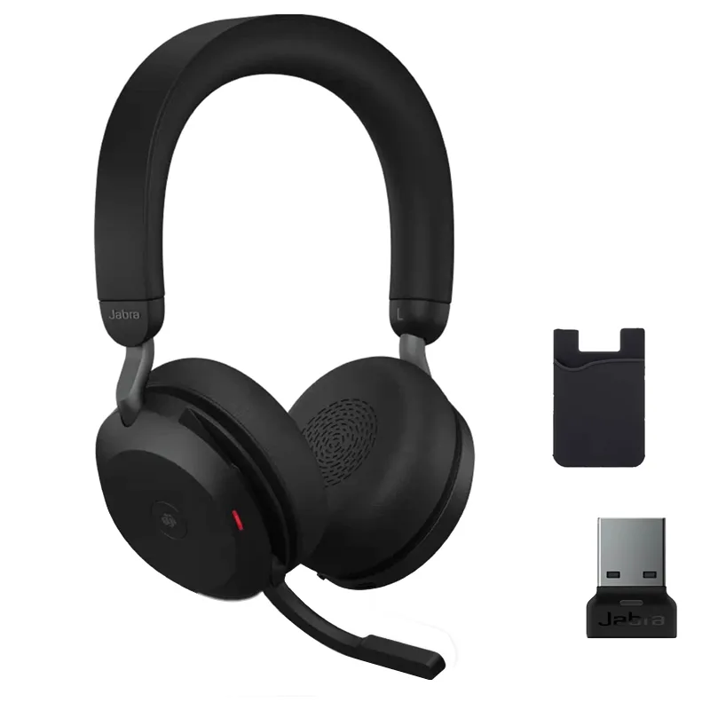 Micro Casque sans Fil Jabra EVOLVE2 75 Ms Usb-a - Noir
