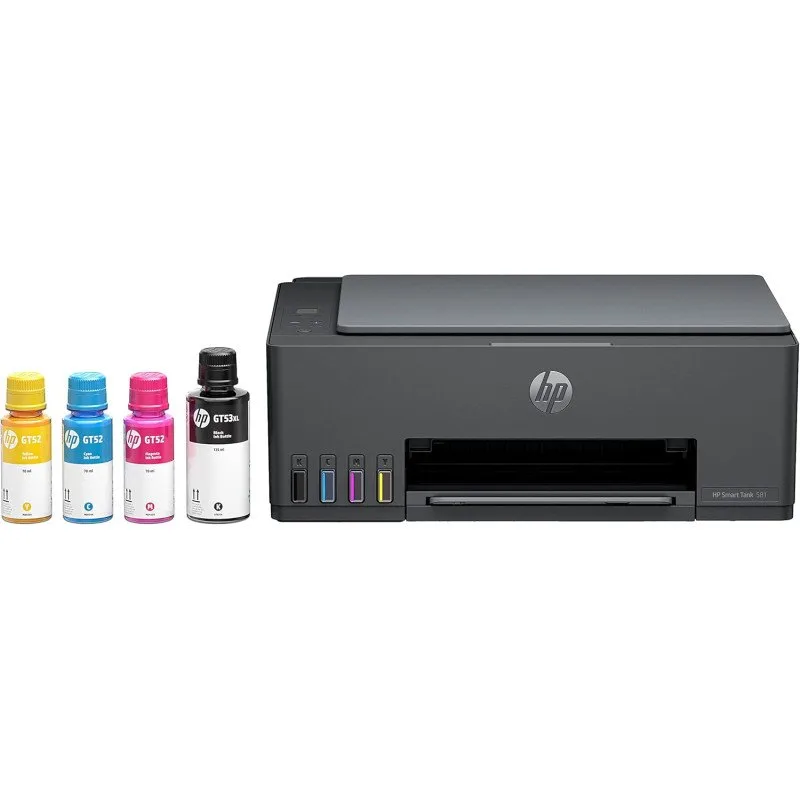 Imprimante HP Smart Tank 581 à Réservoir Intégré Couleur WIFI 3EN1