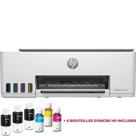 Imprimante HP Smart Tank 580 à Réservoir Intégré 3en1 Couleur WIFI