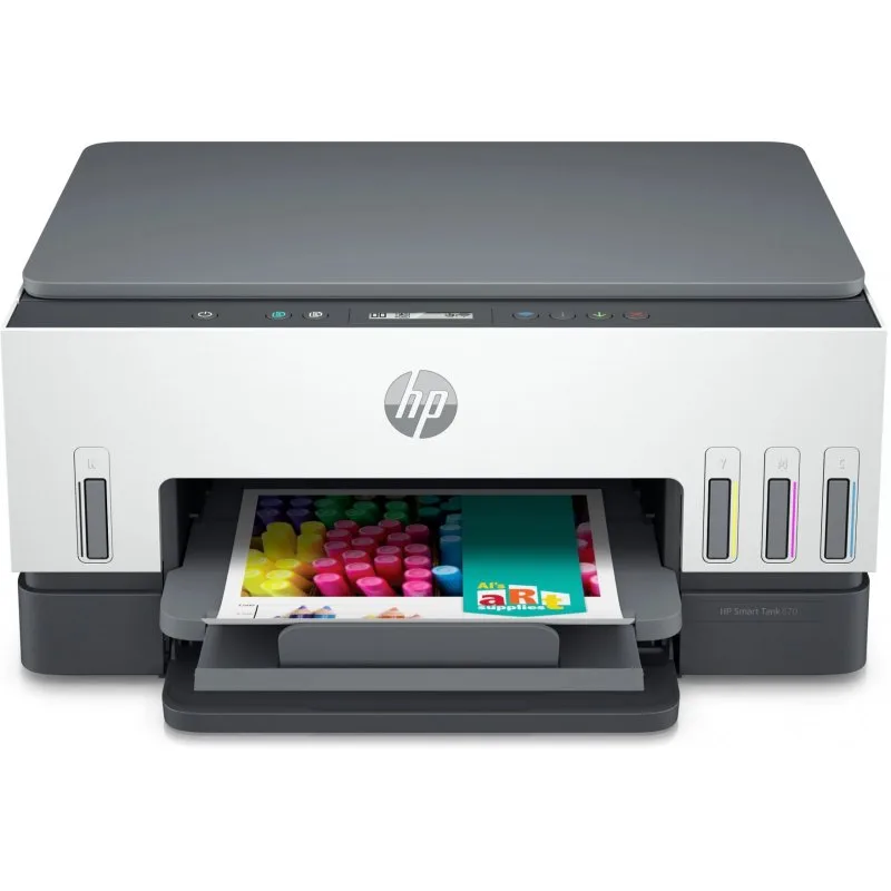 Imprimante à Réservoir Intégré HP Smart Tank 670 3en1 WIFI Couleur