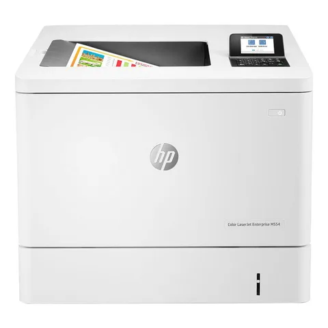 Imprimante HP Entreprise M554 Dn Laserjet Couleur - Blanc (7ZU81A)