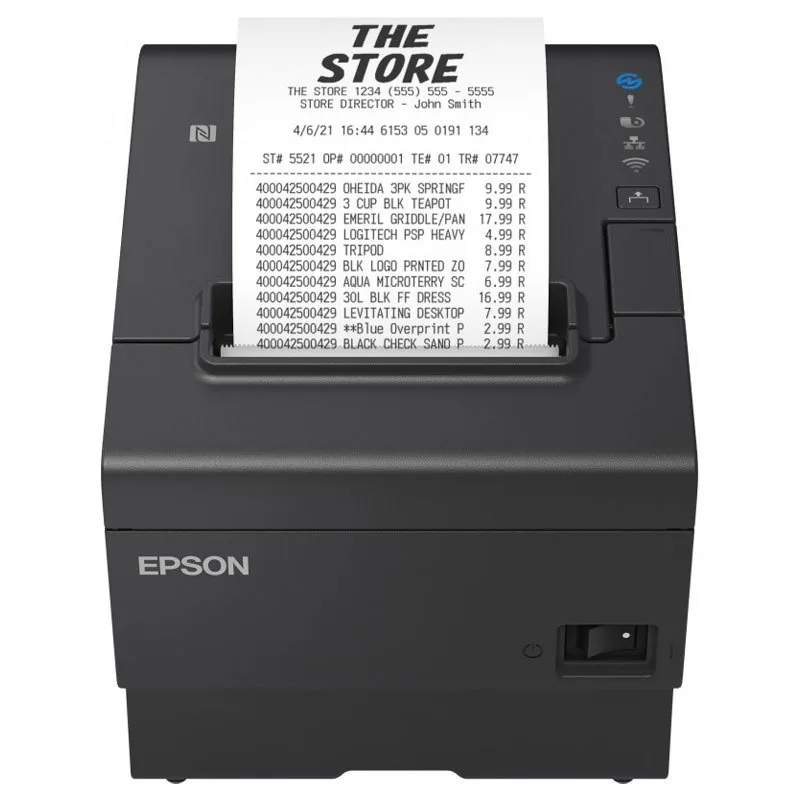 Imprimante de Ticket Epson TM-T88VII Réseau - Noir (C31CJ57112)