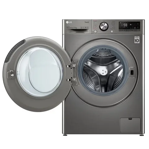 LG F4Y5EYGYPV Lave-linge Frontale 11 KG Silver