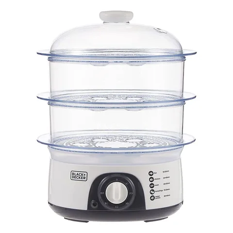 Cuiseur Vapeur Black&decker HS6000 775W - Blanc