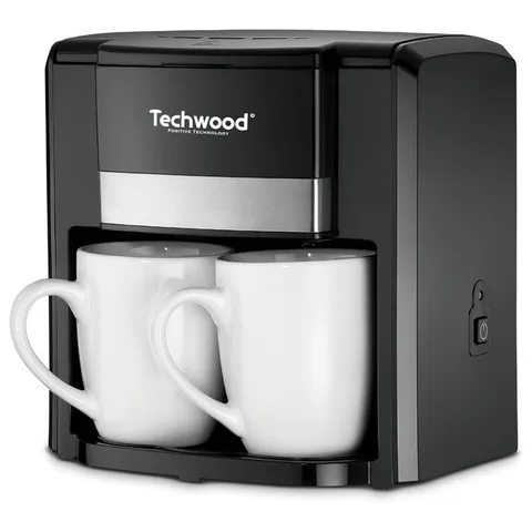 Techwood TCA-206 Cafetière Électrique Noir 0,6L 500W