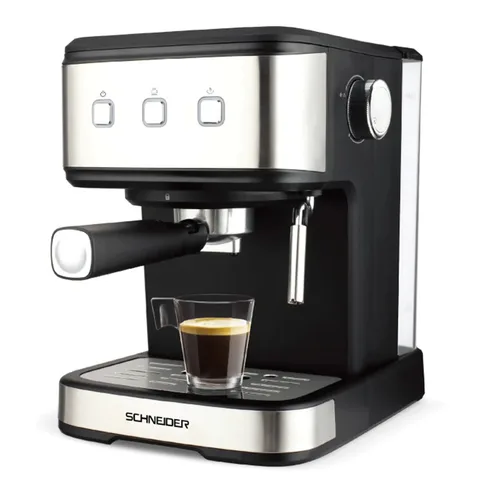 Schneider SCHEX15 Machine à Café Espresso Inox 1,5L 850W 15 Bar