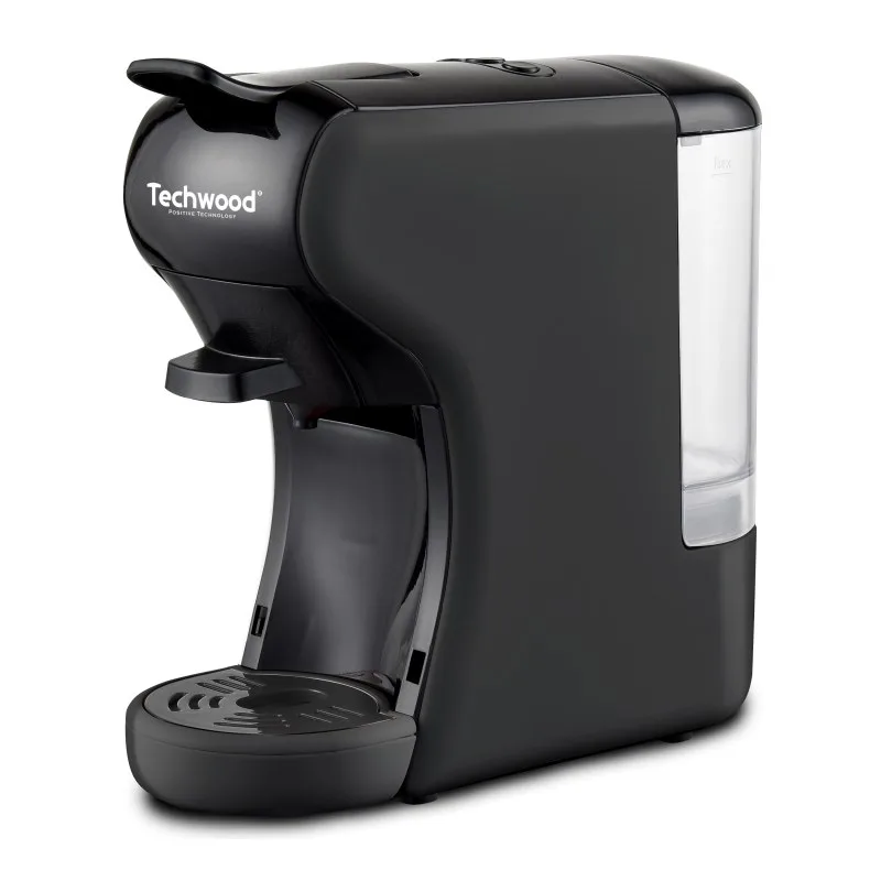 Techwood TCA-196N Machine à Café Espresso Noir 600ml 1450W 19 Bar