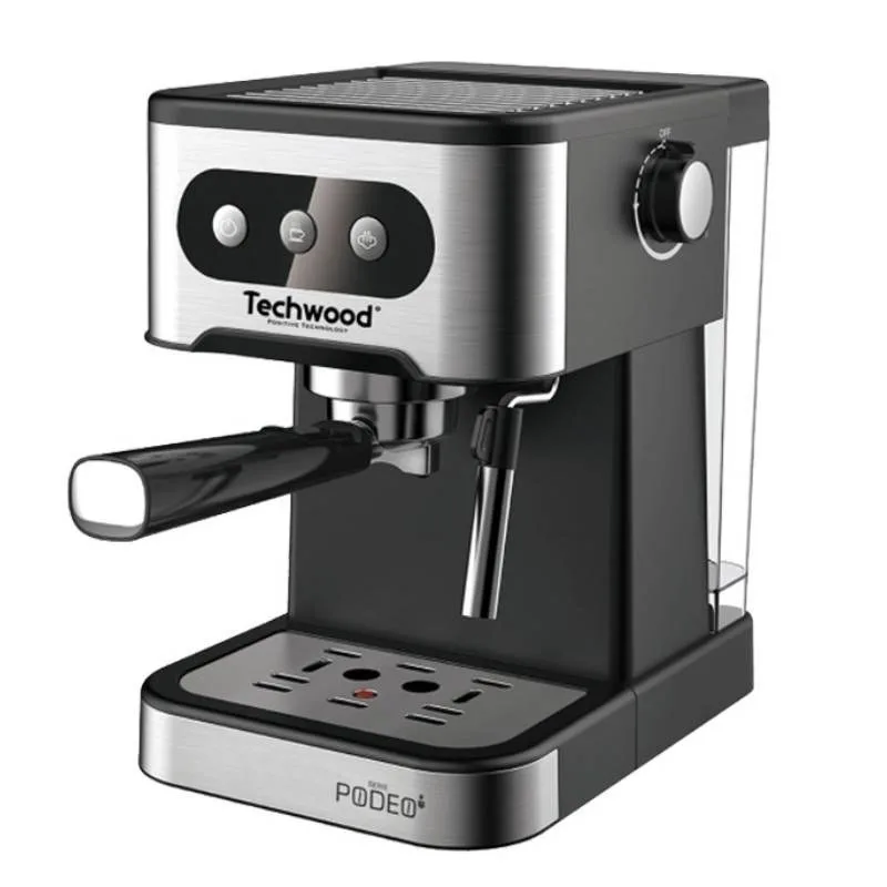 Techwood TCA-156EXN Machine à Café Espresso 1,5L 1350W 20 Bar