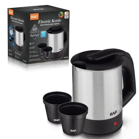 Raf R.7887 Bouilloire sans Fil Inox 0,5L 1000W