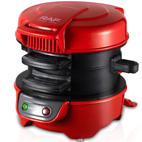 Raf R.666 Appareil Hamburger Rouge 1200W
