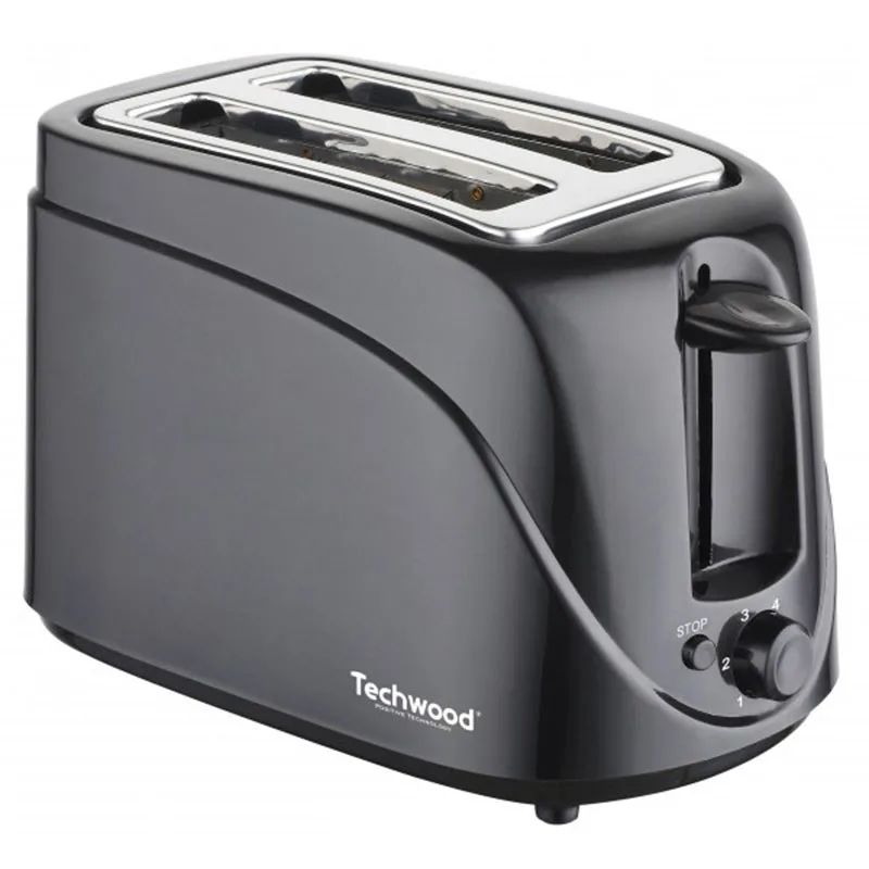 Techwood TGP-106 Grille-pain Noir 700W