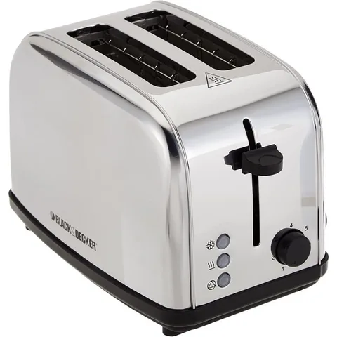 Black & Decker ET222-B5 Grille-pain Inox 1050W