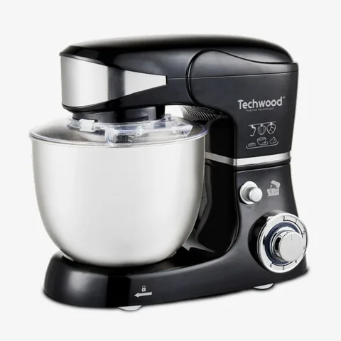 Techwood TRO-1056 Robot Pétrin Noir 5 L 1000W