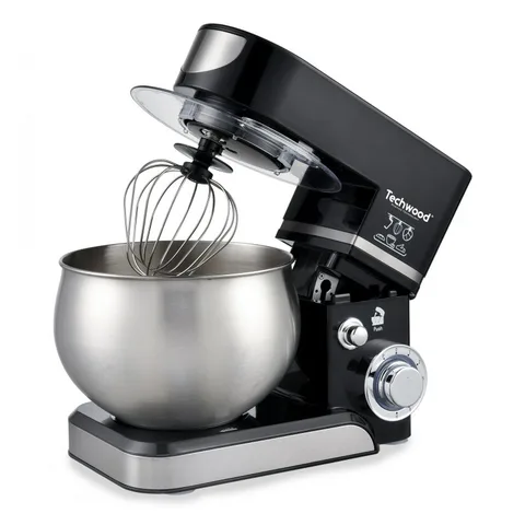 Techwood TRO-1066 Robot Pétrin Noir 5 L 1000W