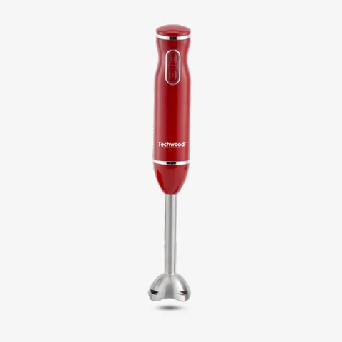 Techwood TMP-665 Mixeur Plongeant Grenat 600W