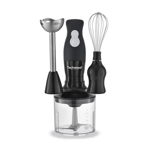 Techwood TMS-8356 Mixeur Plongeant Noir 0.5 L 300W