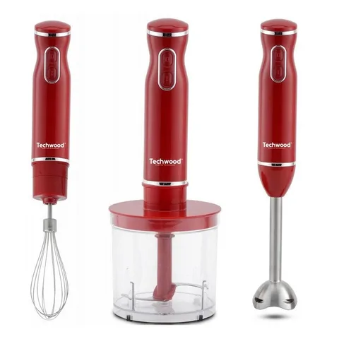 Techwood TMS-9605 Mixeur Plongeant Inox 600W