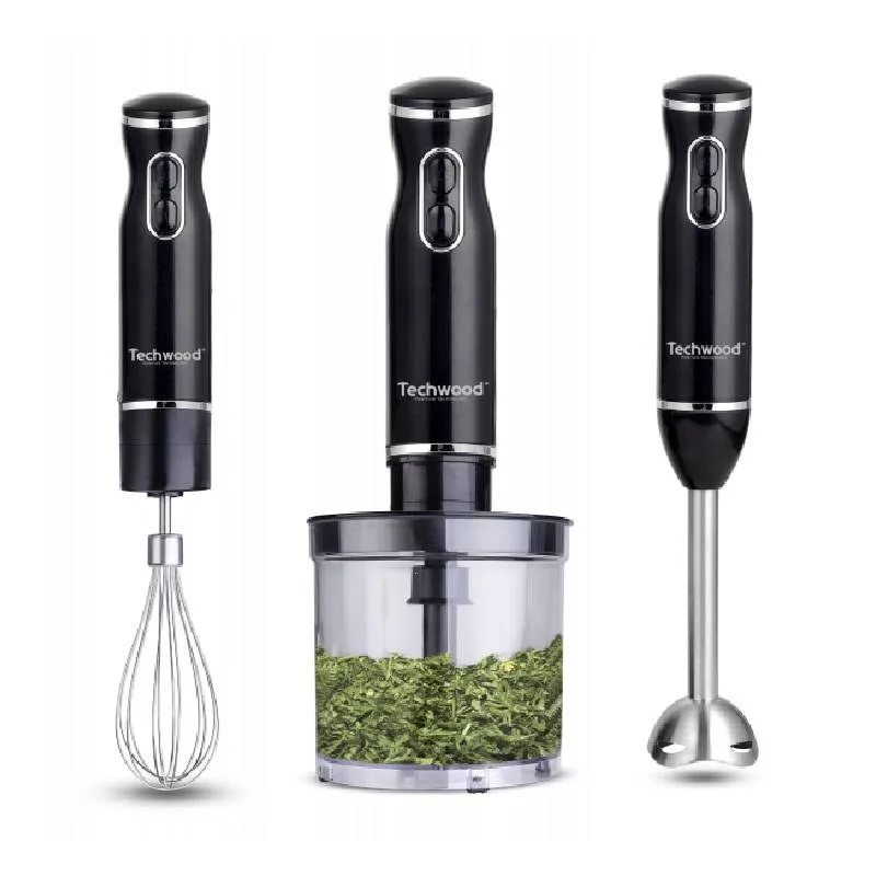 Techwood TMS-9666 Mixeur Plongeant Noir 600W