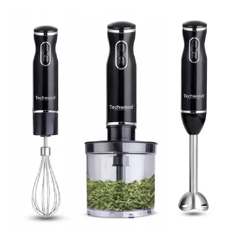 Techwood TMS-9666 Mixeur Plongeant Noir 600W
