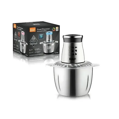 Raf R.7030 3L Hachoir Électrique Argent 3 L 1000W
