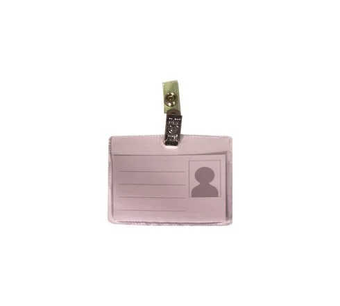 Porte Badge A1 avec Pince en PVC – Purple