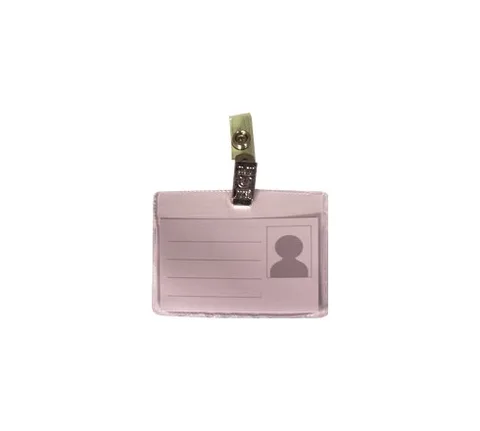 Porte Badge A1 avec Pince en PVC – Purple