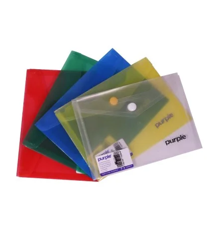 Pochette à Bouton PP A5 Assortis – Purple