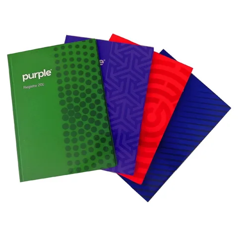 Registre 400 Pages 5/5 Essential Assortis – Purple