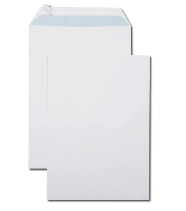 Paquet de 25 Enveloppes Blanches Essential 162*229MM – Purple