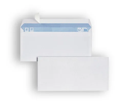 Paquet de 25 Enveloppes Blanches Essential 110*220MM – Purple
