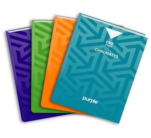 Cahier 72 Piqué Séyès Chromatys Assortis – Purple