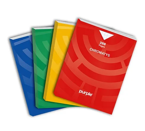 Cahier 48 Piqué Séyès Chromatys Assortis – Purple