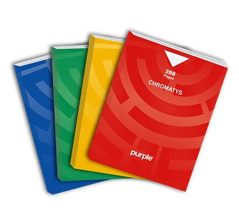 Cahier 48 Piqué Séyès Chromatys Assortis – Purple