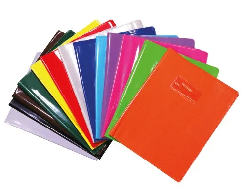 Paquet de 10 Protège-cahiers en PVC Glossy Violet Pastel – Purple