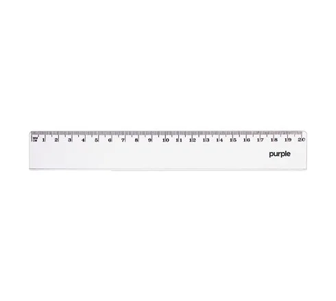 Règle Plate 20 CM Essential – Purple