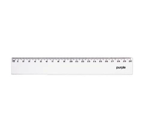 Règle Plate 20 CM Essential – Purple