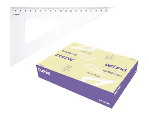 Equerre 60°/20cm Essential – Purple