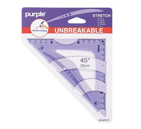 Equerre 45°/20cm Essential – Purple