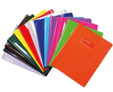 Protège-cahier en PVC Glossy — Bleu Clair – Purple