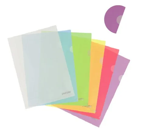 Lot de 10 Pochettes Coin PP Colorprotect Incolore – Purple